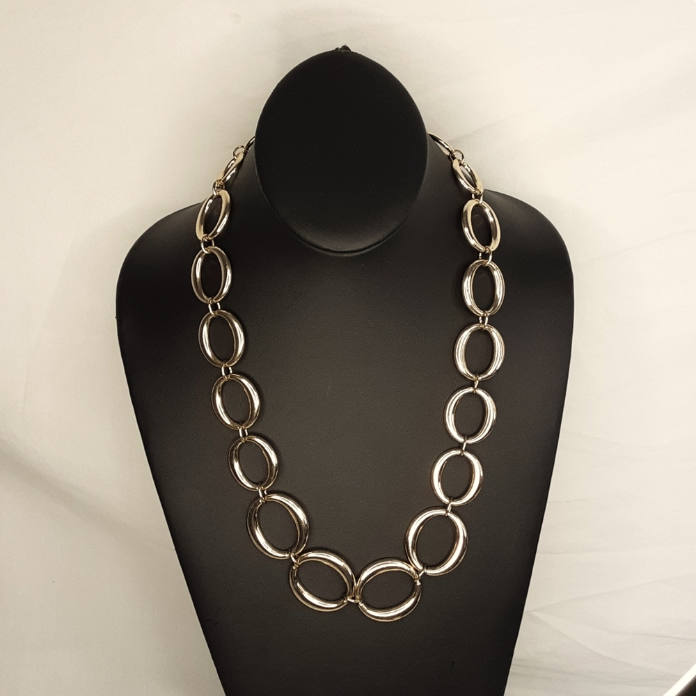 Gold Necklace of Circles